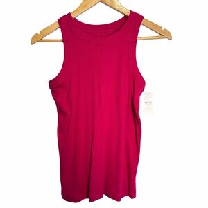 LOFT Perfect Tank in Bright Wine, Size M NWT